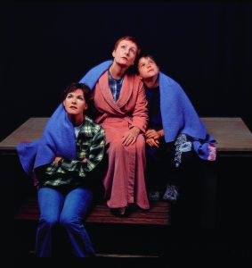 Michele Graff, Seana McKenna, and Andrew Dodd in Good Mother at Stratford. Photography by Terry Manzo