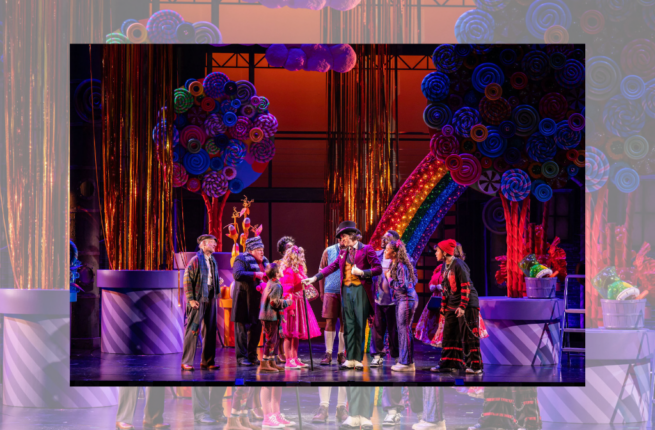 Production photo of Charlie and the Chocolate Factory at the Grand Theatre.