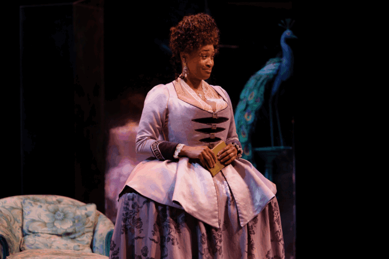 Celia Aloma as Madame de Tourvel in 'Dangerous Liaisons.'