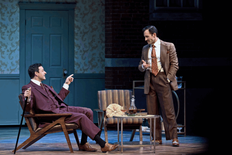 Tyrell Crews and Stafford Perry in 'Dial M For Murder.'