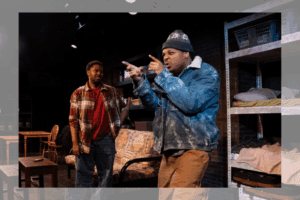 Danté Prince and Savion Roach in 'The Christmas Market.'