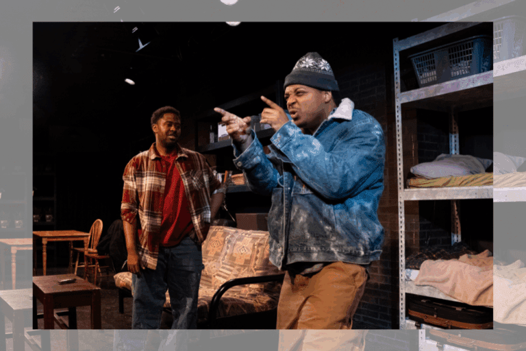 Danté Prince and Savion Roach in 'The Christmas Market.'