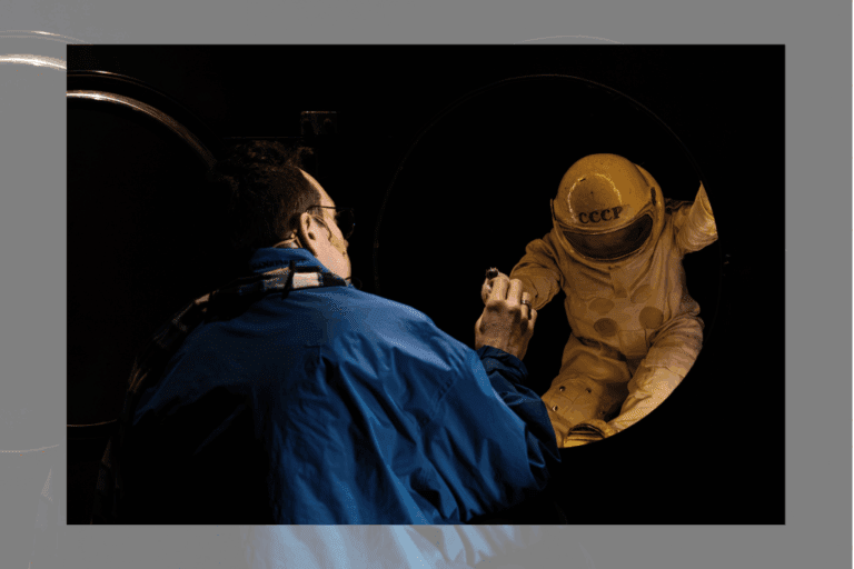 Olivier Normand in 'The Far Side of the Moon.'