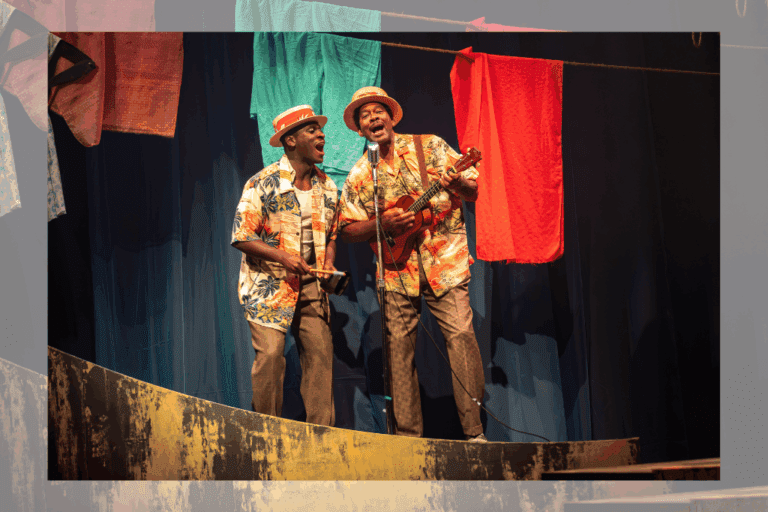 Tony Ofori and Daren A. Herbert in 'Moonlight Schooner.'