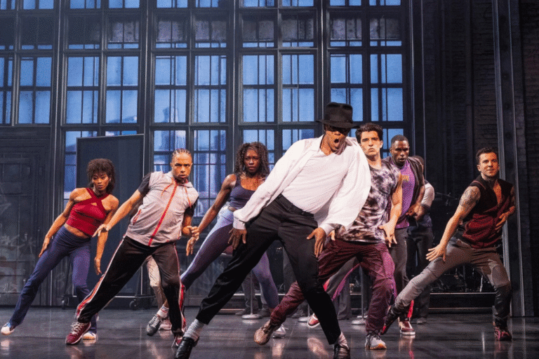 Members of the North American touring company of 'MJ.'