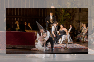 Members of the company of 'Rigoletto.' Photo by Michael Cooper.