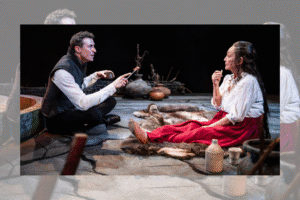 Nicholas Eddie and Tantoo Cardinal in 'Witch.'