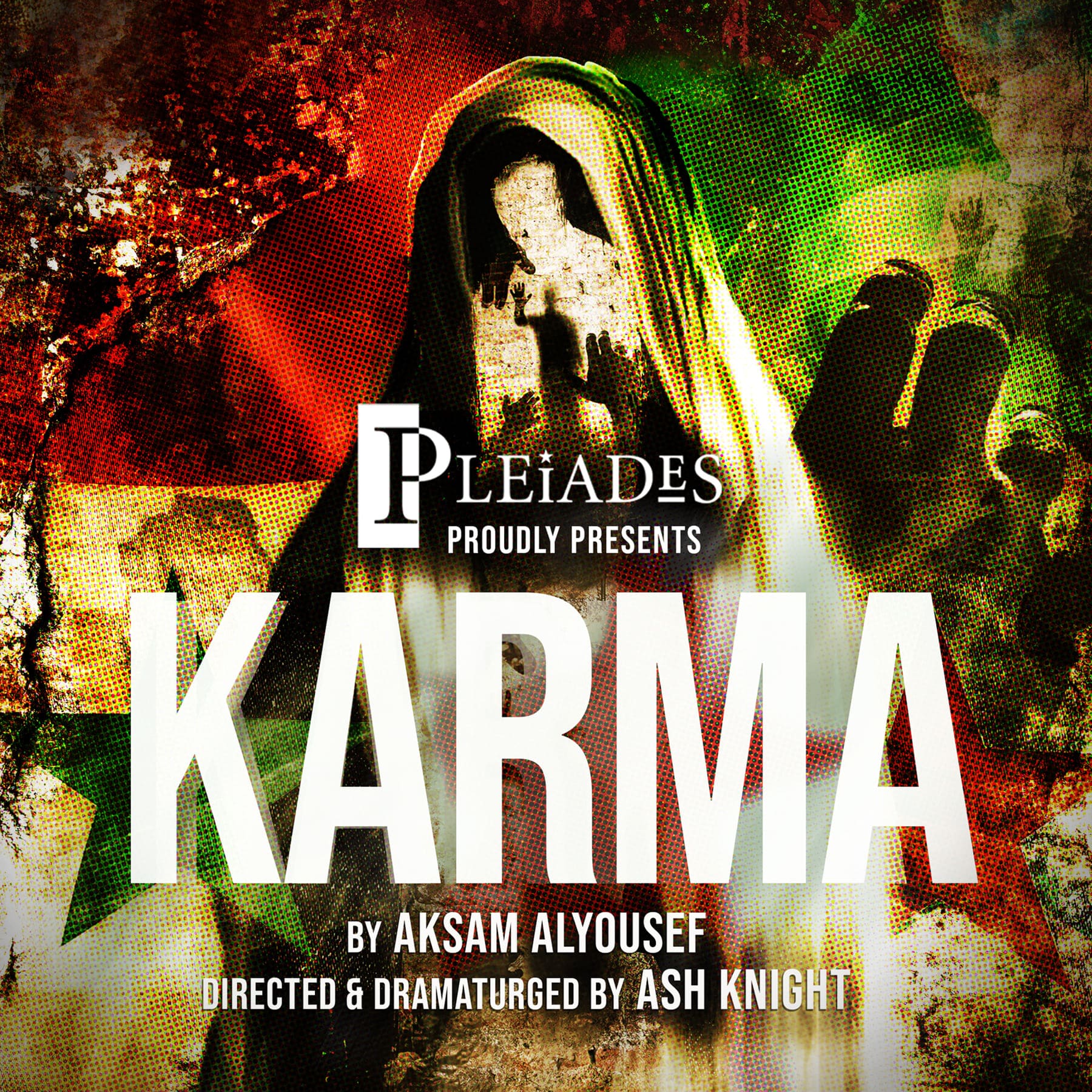 KARMA promo image Pleiades Theatre