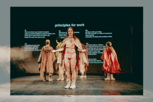 William Ellis and members of the company of 'The Herald.