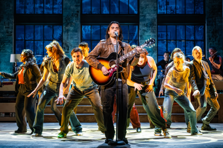 The company of 'It’s a Good Life If You Don’t Weaken.' Photo by Dahlia Katz.