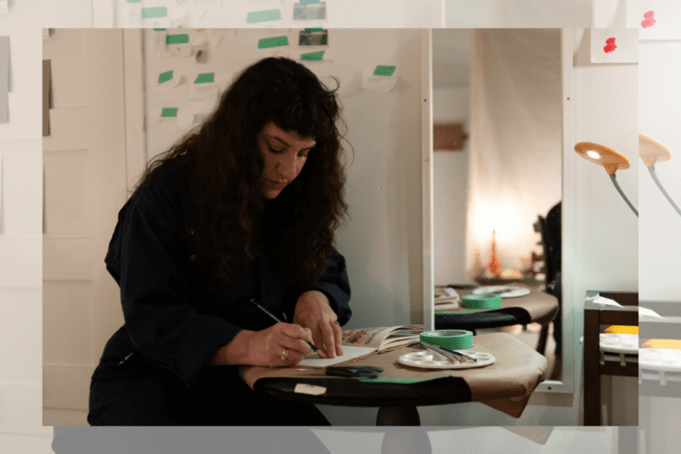 Shira Leuchter in 'The Haunting' at Tarragon's Greenhouse Festival in 2024. Photo by Matt Hertendy.