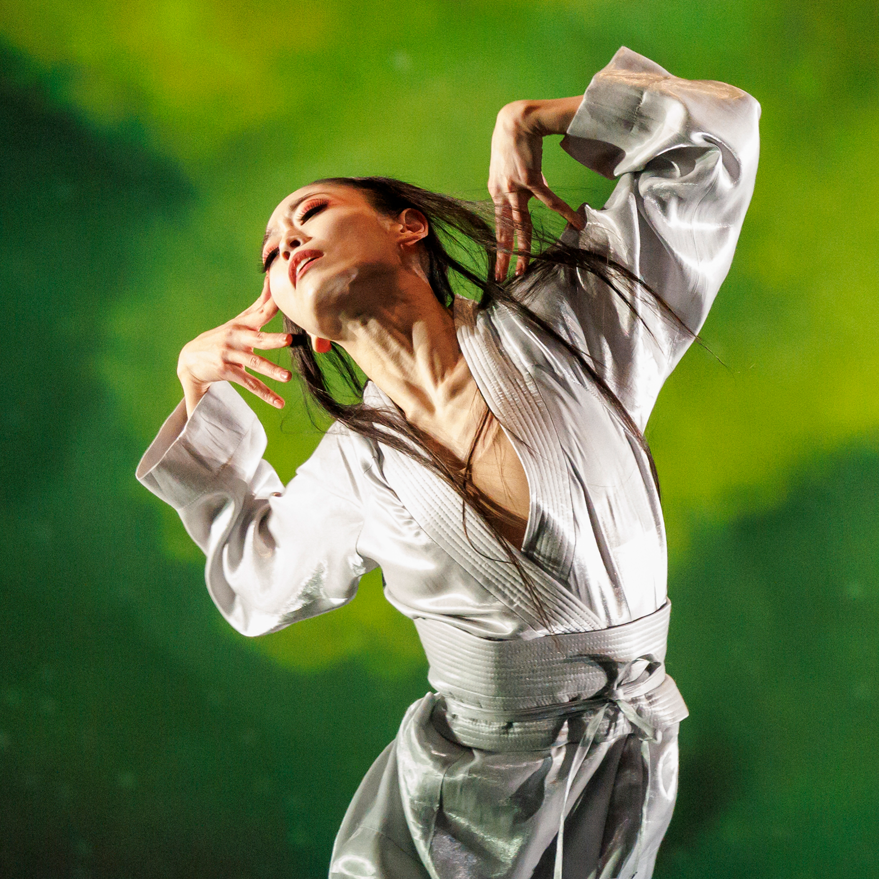 Koto Ishihara in MADDADDAM. Photo by Bruce Zinger. 