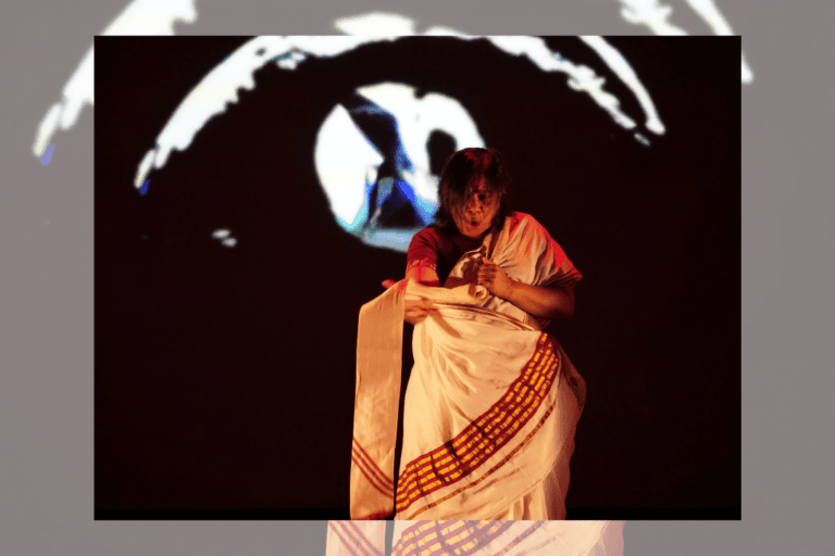 A production photo from a past edition of the Mississauga Multilingual Fringe Festival.