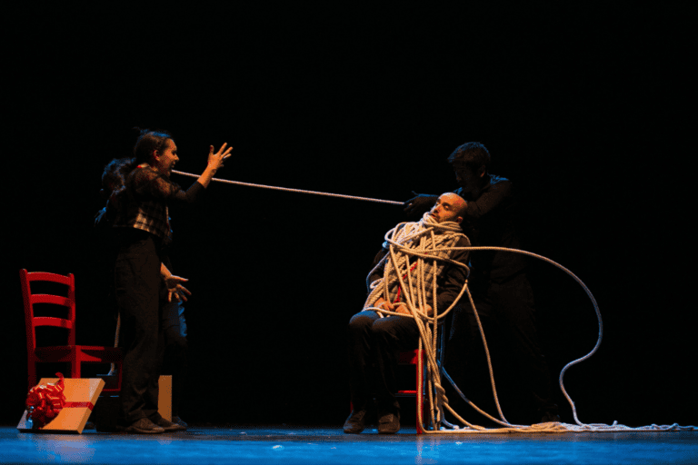 Members of the company of 'Pareidolia.' Photo courtesy of La Llave Maestra.